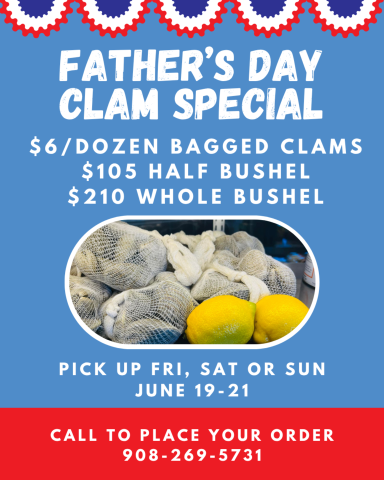 Father's Day Clam Special