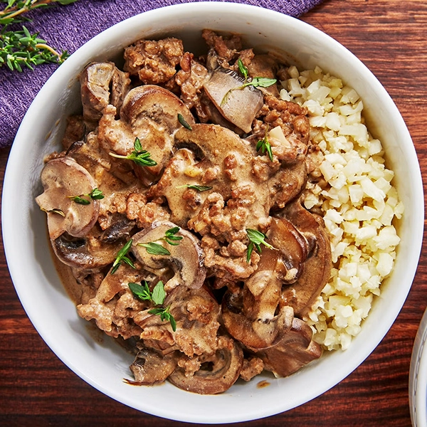 Keto Beef Stroganoff