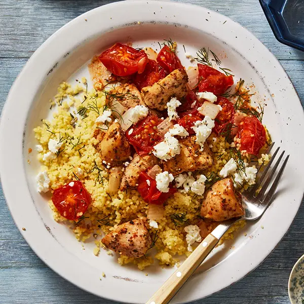 Mediterranean Chicken Bowl with Couscous