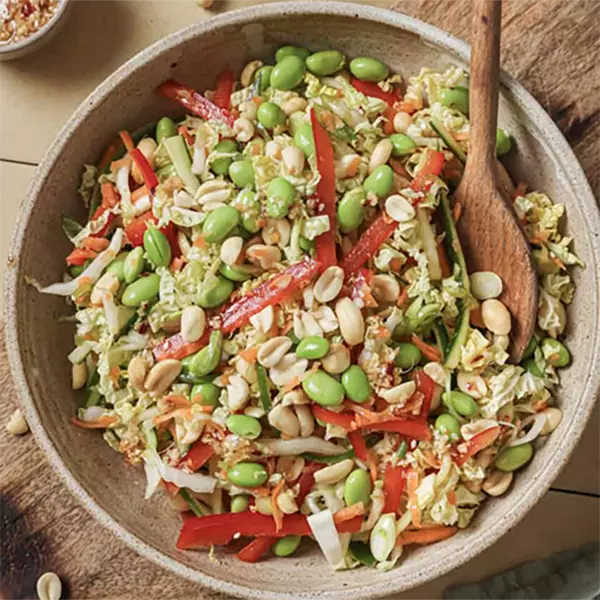 Napa Cabbage Salad; Add Chicken + $3