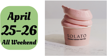 20% Off Gelato: April 25-26, All Weekend