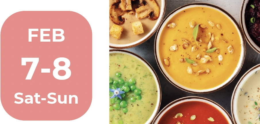 Feb 7-8: 20% Off Soups