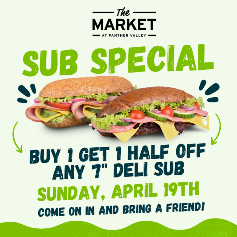 Sub Special 4/19: Buy One Get One Half Off